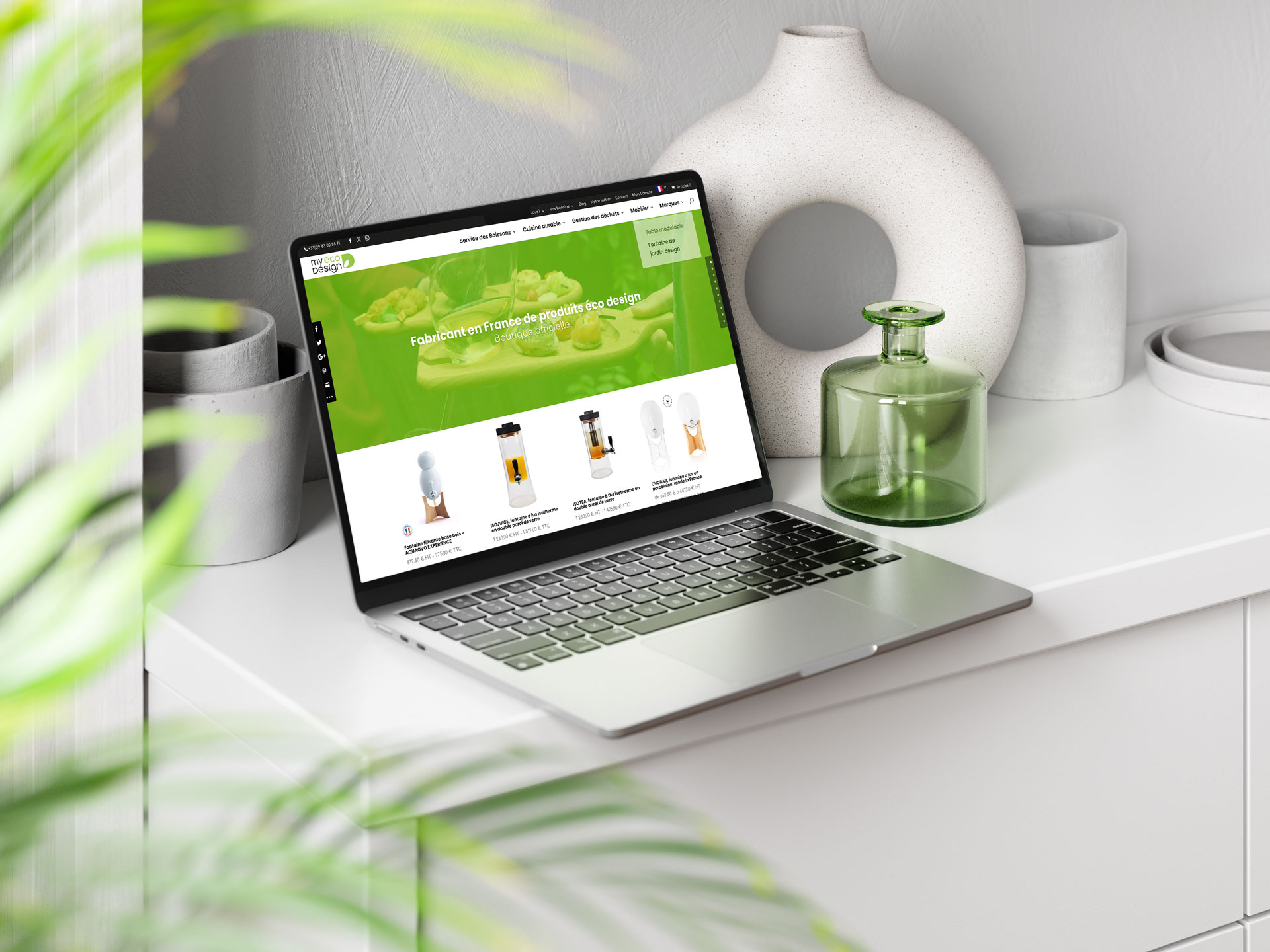 Conception du site e-commerce multilingue pour My Eco Design : Une plateforme de distribution de produits et marque de l’éco-responsabilité