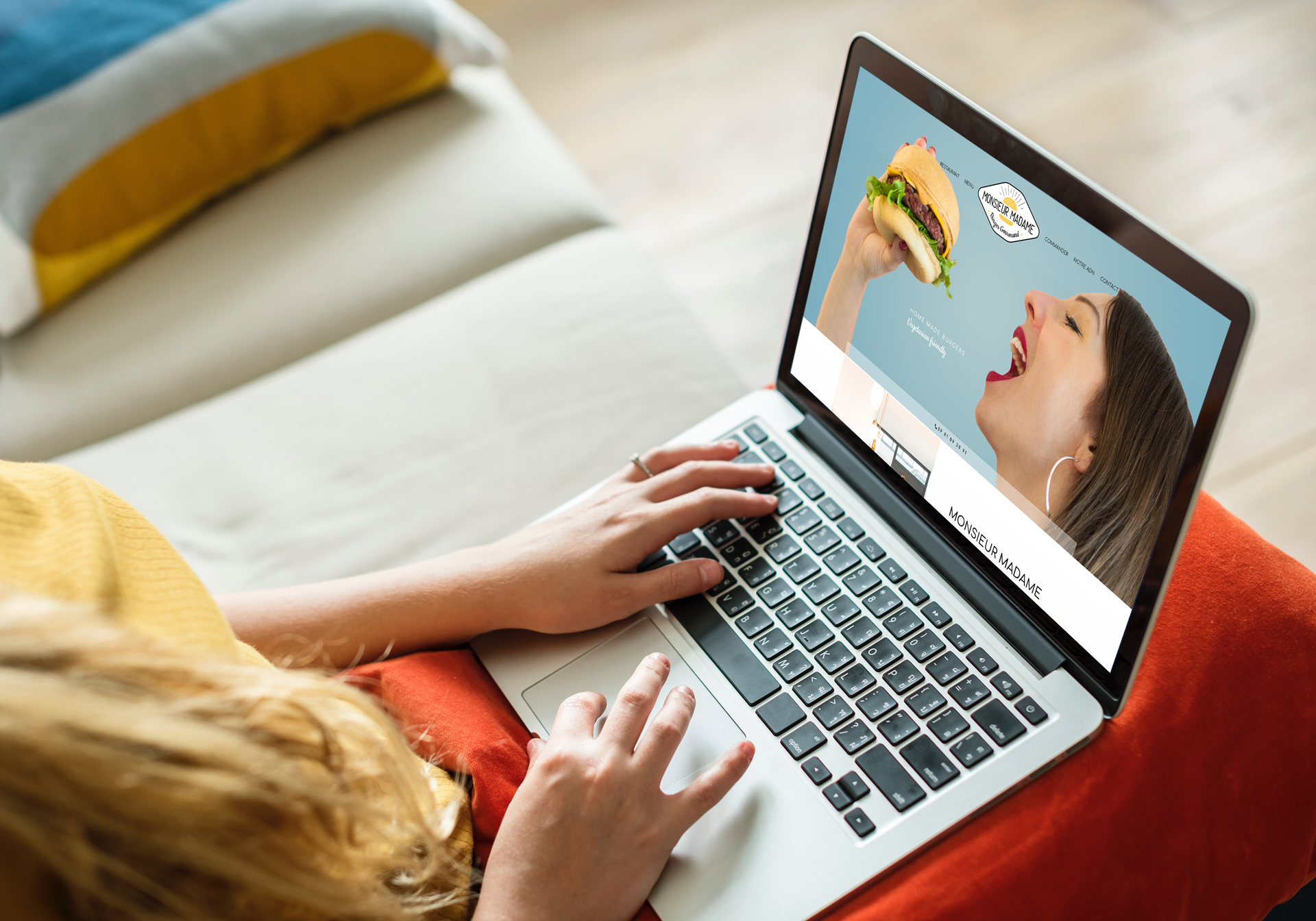 Site web avec click & collect pour restaurant Burger à Aix-les-Bains